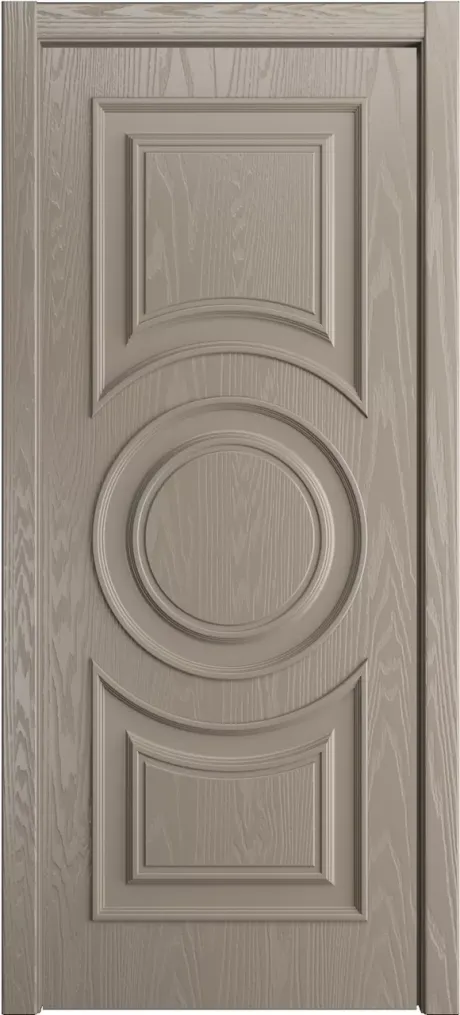 Глухая межкомнатная дверь Адриана Латте Шпон (Мильяна)