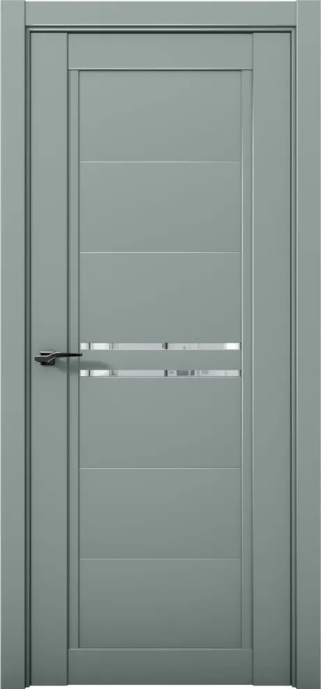 Межкомнатная дверь с зеркалом PRIME 04 Deep Green (Brandoors)