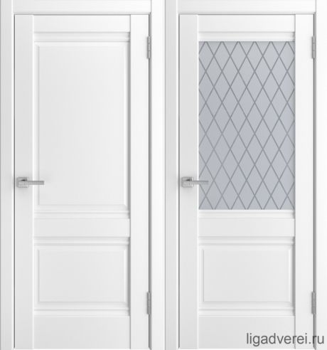 Межкомнатная дверь Laura Белый Эмалит (Лига дверей)