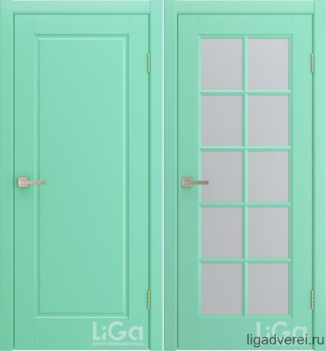 Межкомнатная дверь Amore Бирюза Эмаль (Лига дверей)