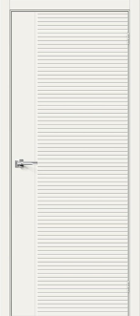 Межкомнатная дверь глухая Граффити-33.0 Whitey (BRAVO)