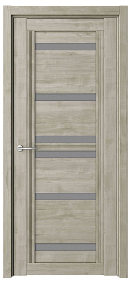 Межкомнатная дверь со стеклом Миссури Графит Soft Touch Стекло графитовое (ALBERO)