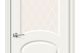 Межкомнатная дверь остекленная Скинни-21 Whitey (BRAVO)
