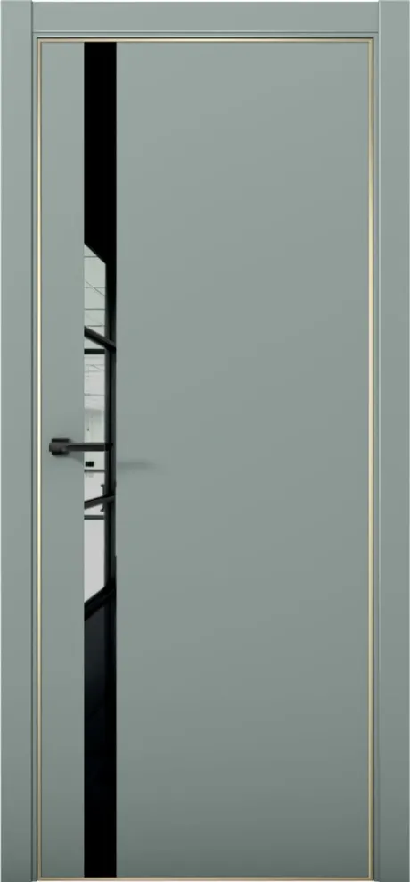 Межкомнатная дверь ESTETICA 07 Deep Green Кромка AL Gold (Brandoors)