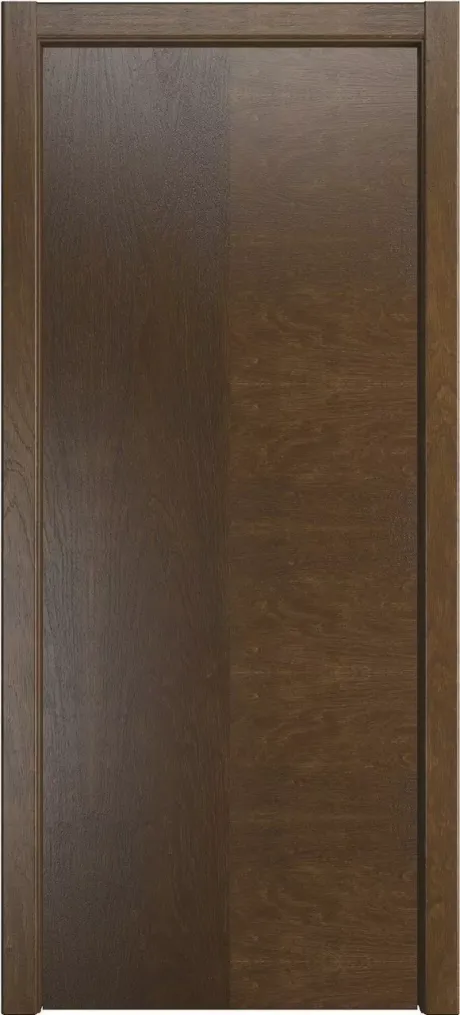Глухая межкомнатная дверь Некст-1 Дуб виски Шпон (Мильяна)