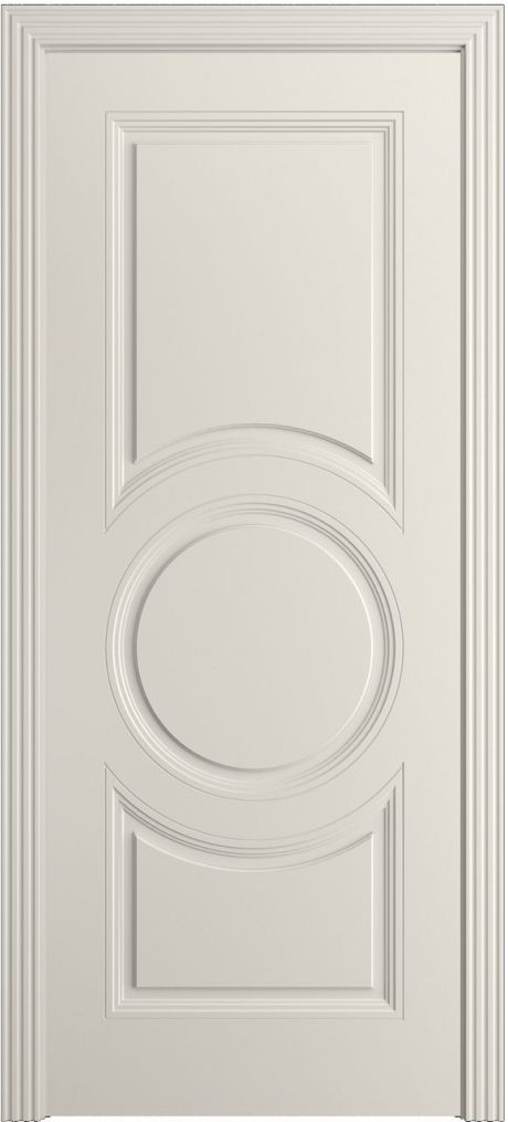 Глухая межкомнатная дверь Адриана-Ф Бежевый Эмаль (Мильяна)