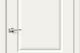 Межкомнатная дверь глухая Скинни-12 Whitey (BRAVO)