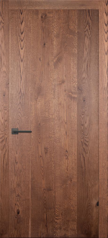 Глухая межкомнатная дверь Легно-1 Мореный дуб Массив дуба (ОКА)