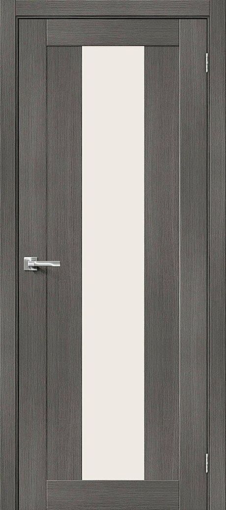 Межкомнатная дверь остекленная Порта-25 Grey Veralinga (ĒLPORTA)