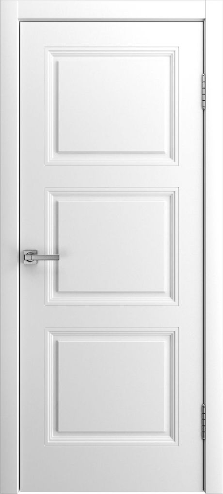 Глухая межкомнатная дверь Манхэттен .1 Белый Эмаль (Бипи Дорс)