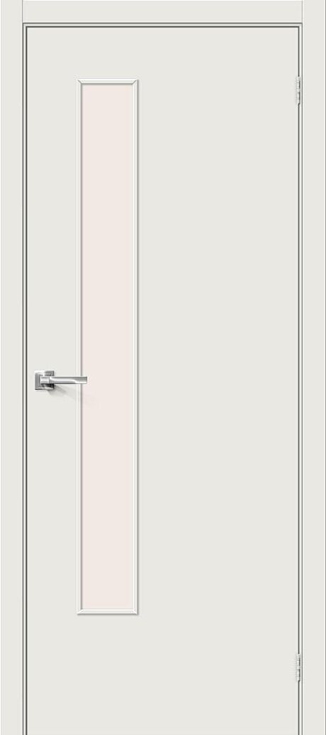 Межкомнатная дверь глухая Гост-9 Л-14 (Белый) (BRAVO)