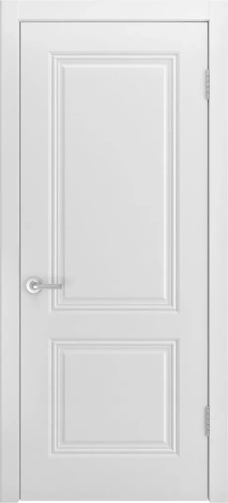 Глухая межкомнатная дверь Акцент Грейс В1 Белый Эмаль (Шейл Дорс)
