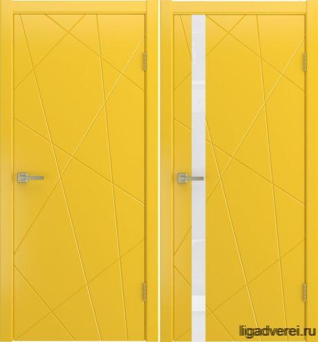 Межкомнатная дверь Fiesta Желтый Эмаль (Лига дверей)