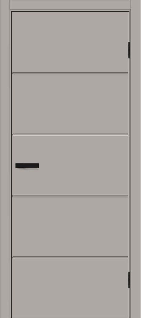 Межкомнатная дверь глухая Граффити-1.Д Grey Pro (BRAVO)