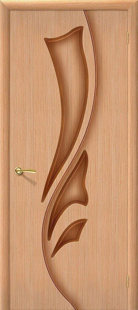 Межкомнатная дверь глухая Эксклюзив Ф-01 (Дуб) (BRAVO)