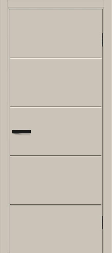 Межкомнатная дверь глухая Граффити-2.Д.П Cream Silk (BRAVO)