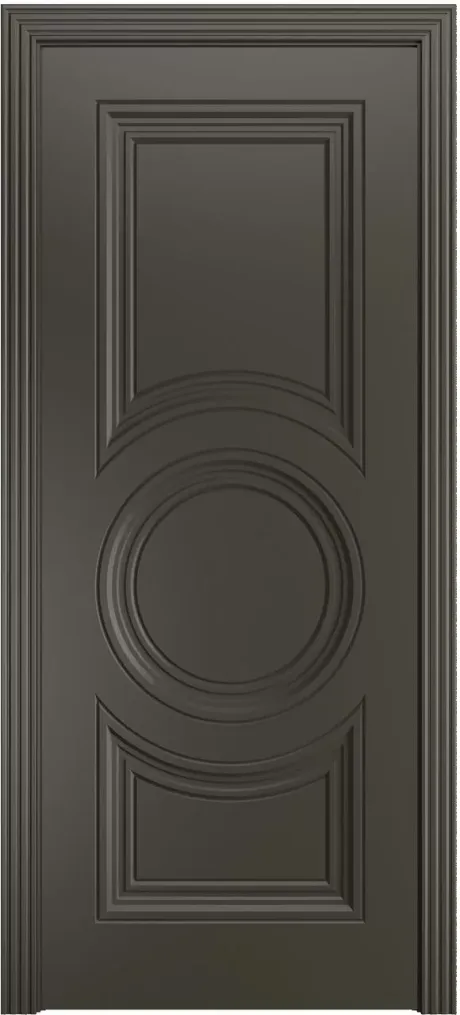 Глухая межкомнатная дверь Адриана-Ф Премиум Гриджио Эмаль (Мильяна)