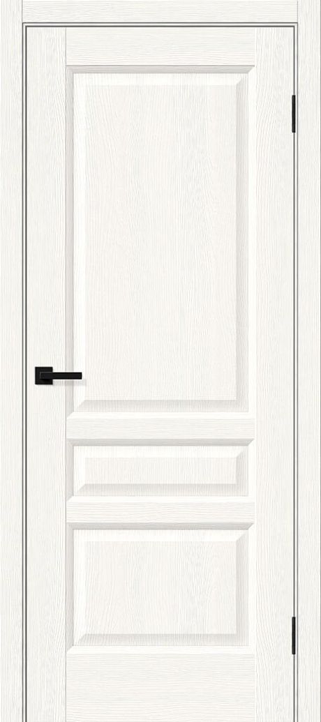 Межкомнатная дверь глухая Неоклассик-34 White Wood (BRAVO)