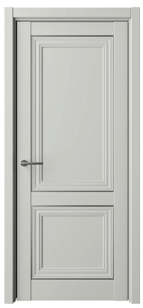 Глухая межкомнатная дверь Прадо Платина Vinyl (ALBERO)