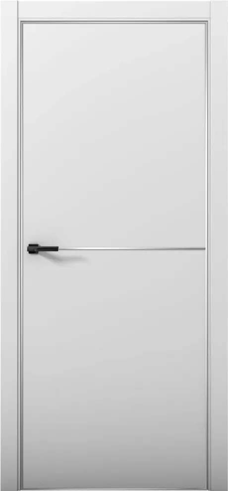 Межкомнатная дверь ESTETICA 02 Манхэттен Анодированная кромка AL (Brandoors)