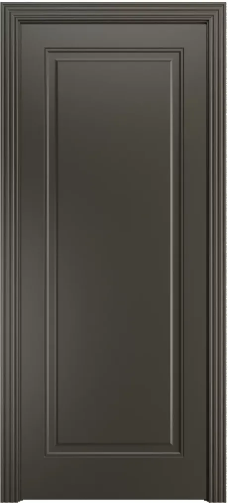 Глухая межкомнатная дверь Бьянка-1 Гриджио Эмаль (Бипи Дорс)