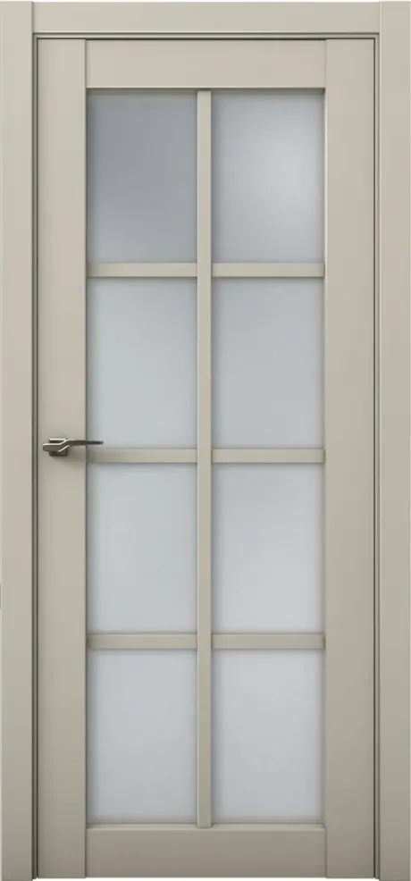 Межкомнатная дверь со стеклом PRIME 22 Силк грей (Brandoors)