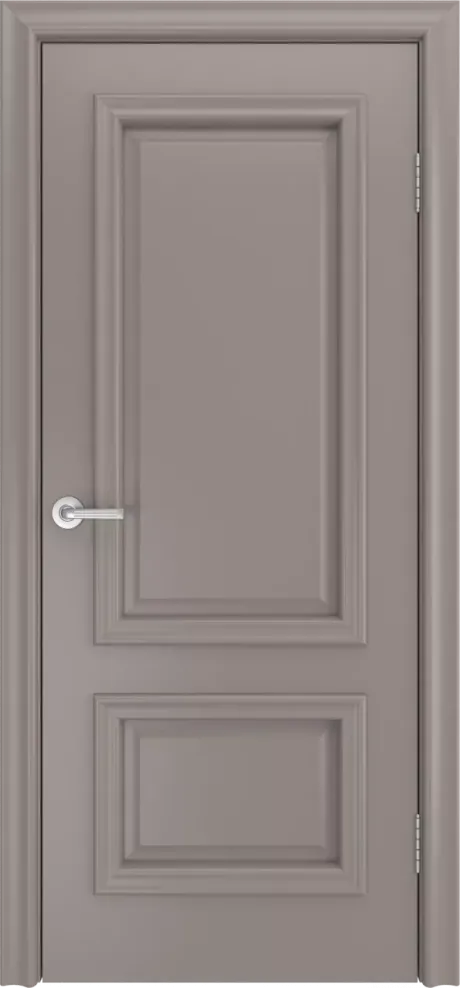 Глухая межкомнатная дверь Бристоль Премиум Темно-серый Эмаль (Мильяна)