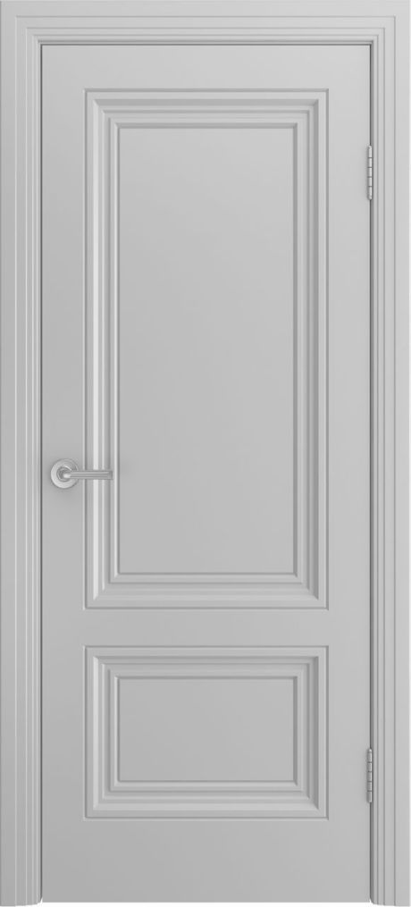 Глухая межкомнатная дверь Версаль-1Ф Премиум RAL 7047 Эмаль (Мильяна)