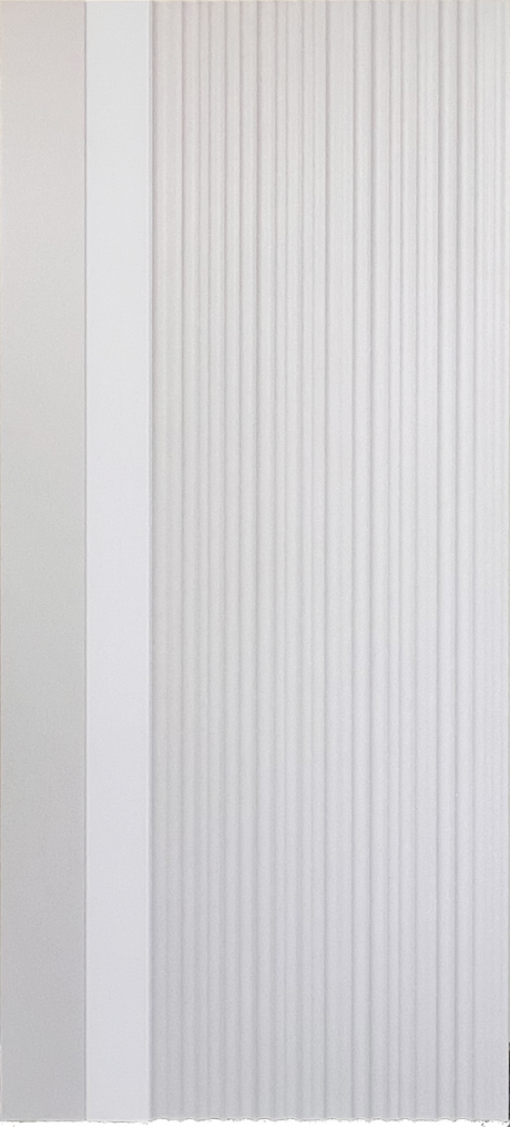 Межкомнатная дверь со стеклом Триест RAL 9010 Эмаль (Мильяна)