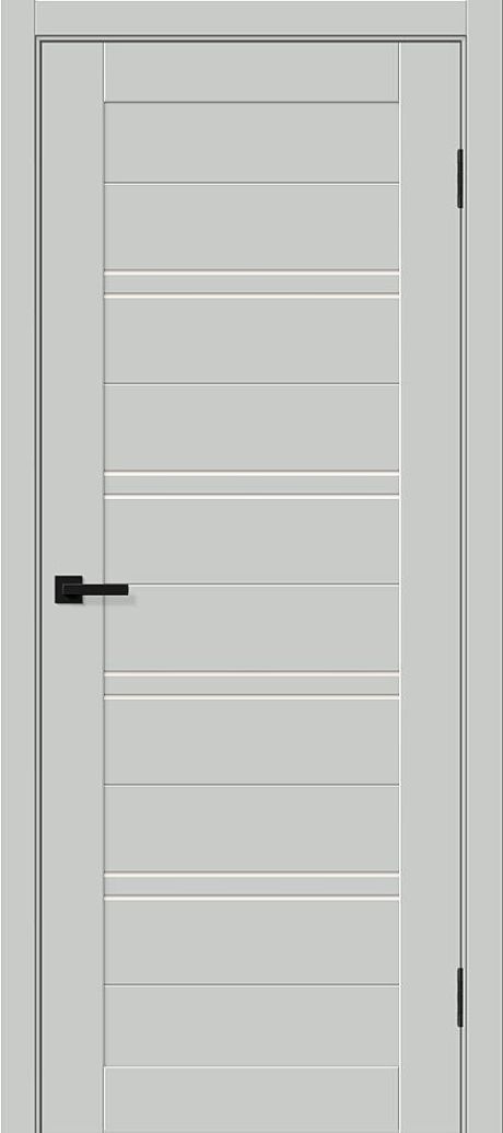 Межкомнатная дверь остекленная Браво-28 Grey Silk (BRAVO)