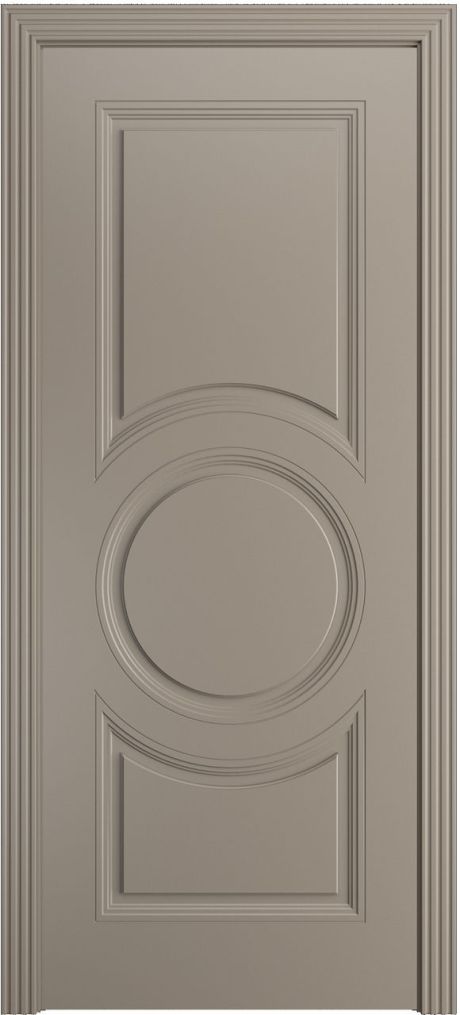 Глухая межкомнатная дверь Адриана-Ф Латте Эмаль (Мильяна)