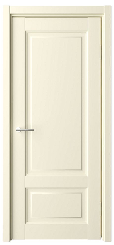 Глухая межкомнатная дверь Эрмитаж-1 Ваниль Vinyl (ALBERO)