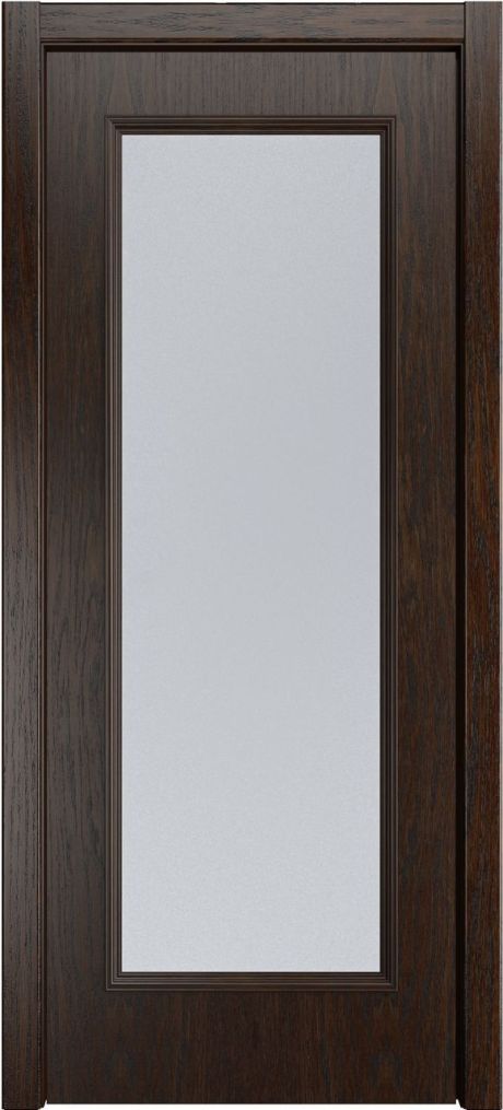 Межкомнатная дверь со стеклом Палермо Дуб коньячный Шпон (Мильяна)