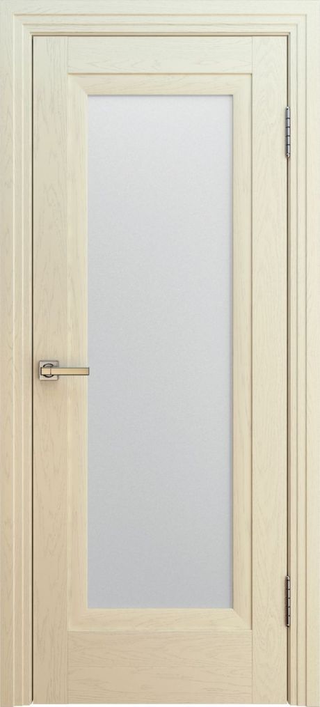 Межкомнатная дверь со стеклом Турин Багет 1 Ясень авори Экошпон (Interne Doors)