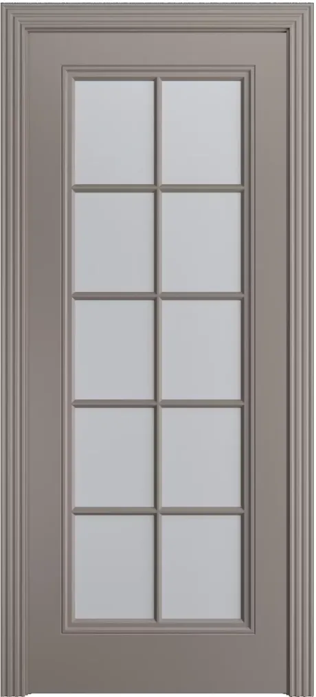 Межкомнатная дверь со стеклом Бьянка-1 Loft Темно-серый Эмаль (Бипи Дорс)