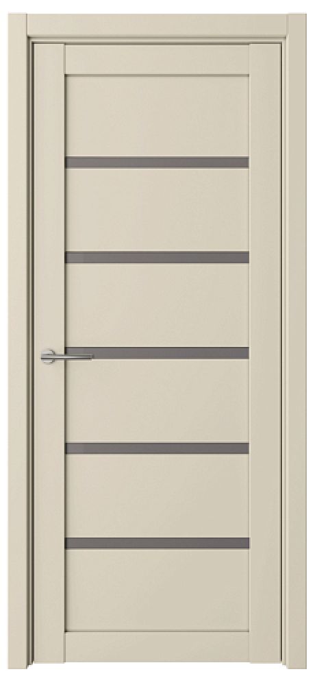 Межкомнатная дверь со стеклом Вена Сэнд Vinyl Стекло графитовое (ALBERO)