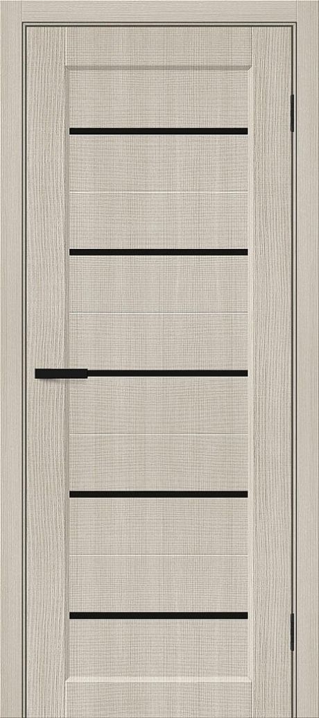 Межкомнатная дверь глухая Мода-22 Black Shine Cream Melinga (Mr.wood)