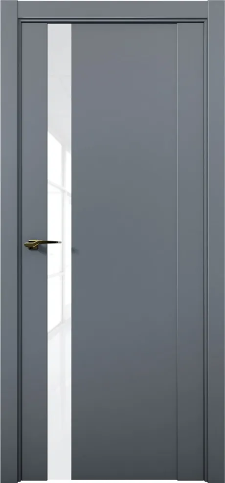 Межкомнатная дверь со стеклом PRIME 07 Антрацит (Brandoors)