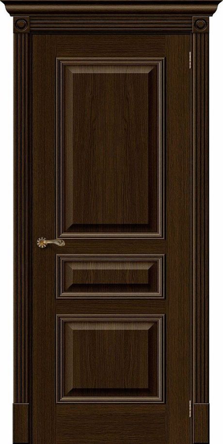 Межкомнатная дверь глухая Вуд Классик-14 Wood Classic Golden Oak (Mr.wood)