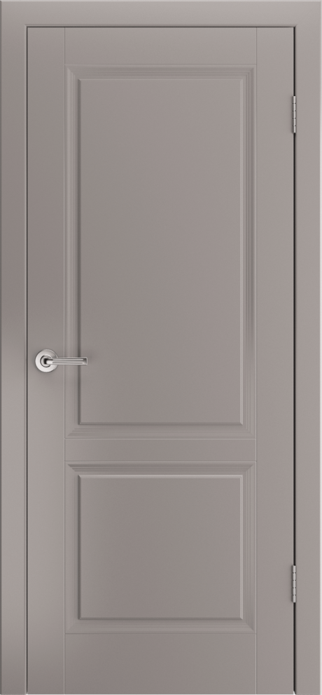 Глухая межкомнатная дверь Крит В1 Мокко Эмаль (Шейл Дорс)