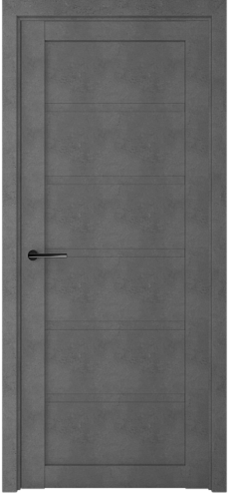 Глухая межкомнатная дверь Вена Темный Бетон (ALBERO)