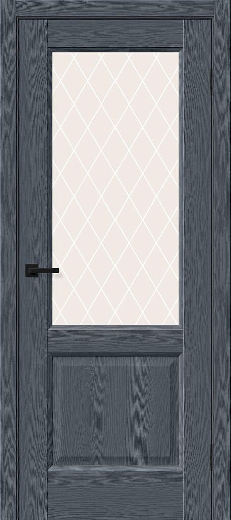 Межкомнатная дверь остекленная Неоклассик-33 Stormy Wood (BRAVO)