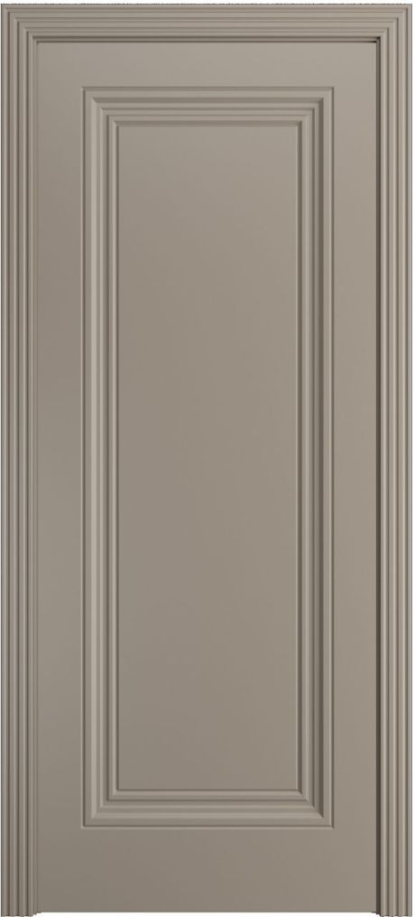 Глухая межкомнатная дверь Версаль-Ф Премиум Латте Эмаль (Мильяна)