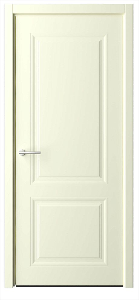 Глухая межкомнатная дверь Стиль-1 Латте Эмаль (ALBERO)