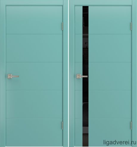 Межкомнатная дверь Barocco Небесно-голубой Эмаль (Лига дверей)