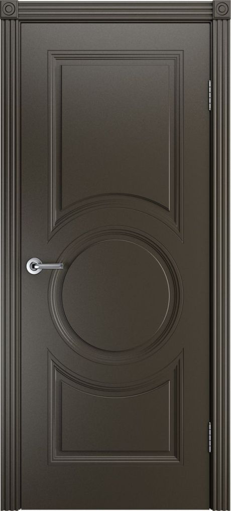 Глухая межкомнатная дверь Адриана-Ф Гриджио Эмаль (Мильяна)