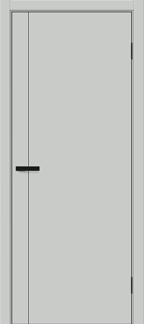 Межкомнатная дверь глухая Браво-0.10.П Grey Silk (BRAVO)