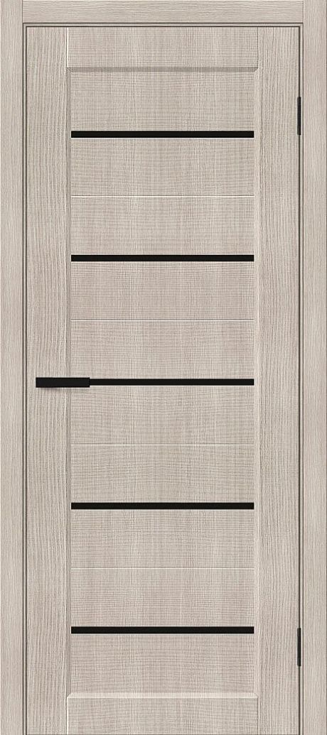 Межкомнатная дверь глухая Мода-22 Black Line Cappuccino Melinga (Mr.wood)