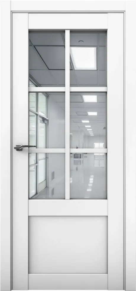 Межкомнатная дверь с зеркалом PRIME 21 Аляска (Brandoors)