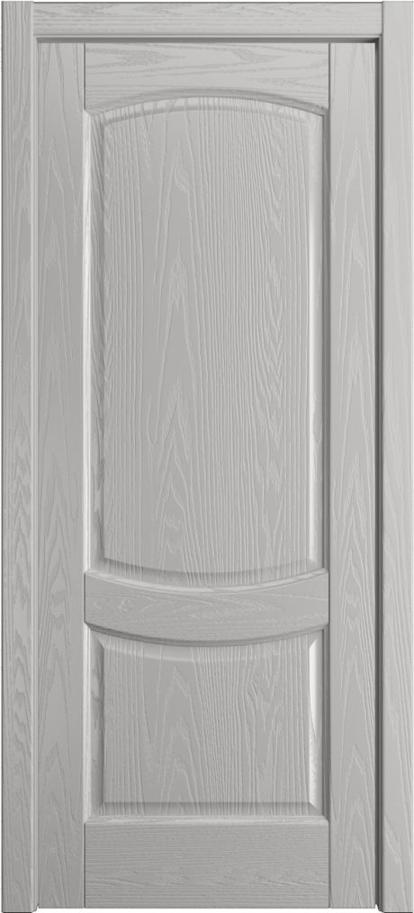 Глухая межкомнатная дверь Эрнеста Грей Шпон (Мильяна)